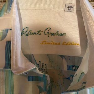 Robert Graham Limited Edition Button Down Shirt, Size Medium